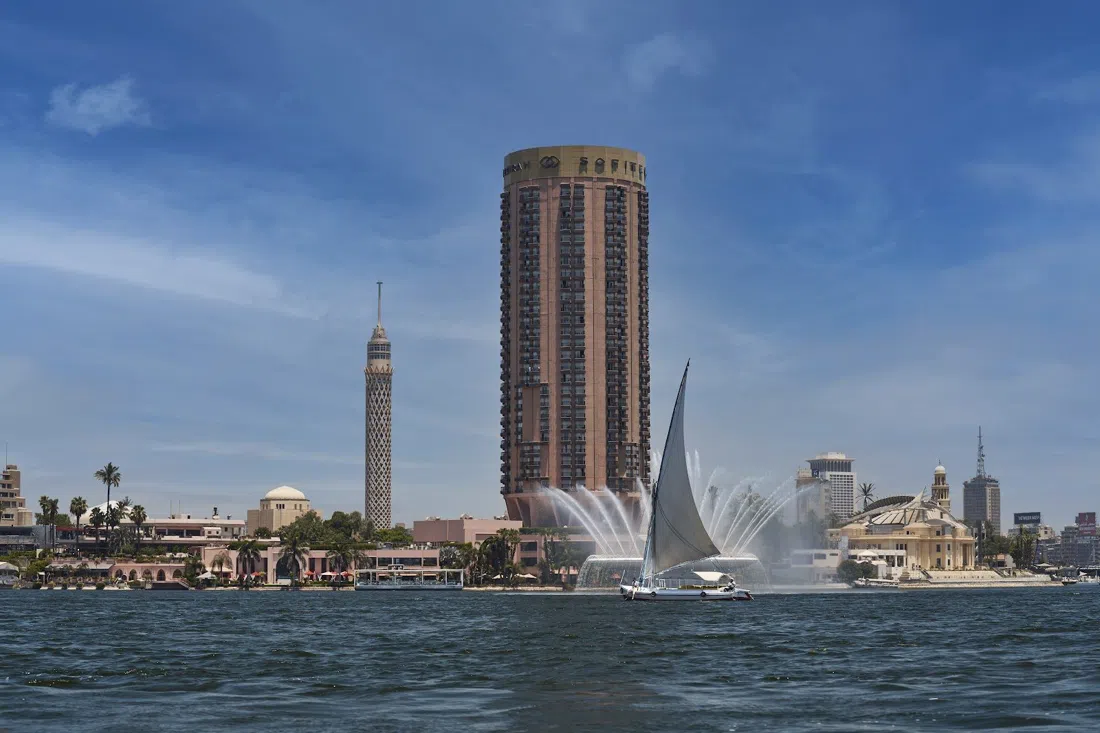Sofitel Cairo Nile El Gezirah felucca dock, Cairo