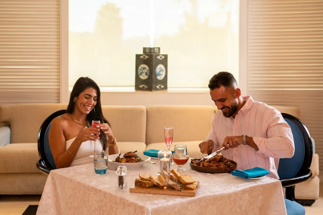 Iftar en Kempinski Nile Hotel — Blue Restaurant, El Cairo