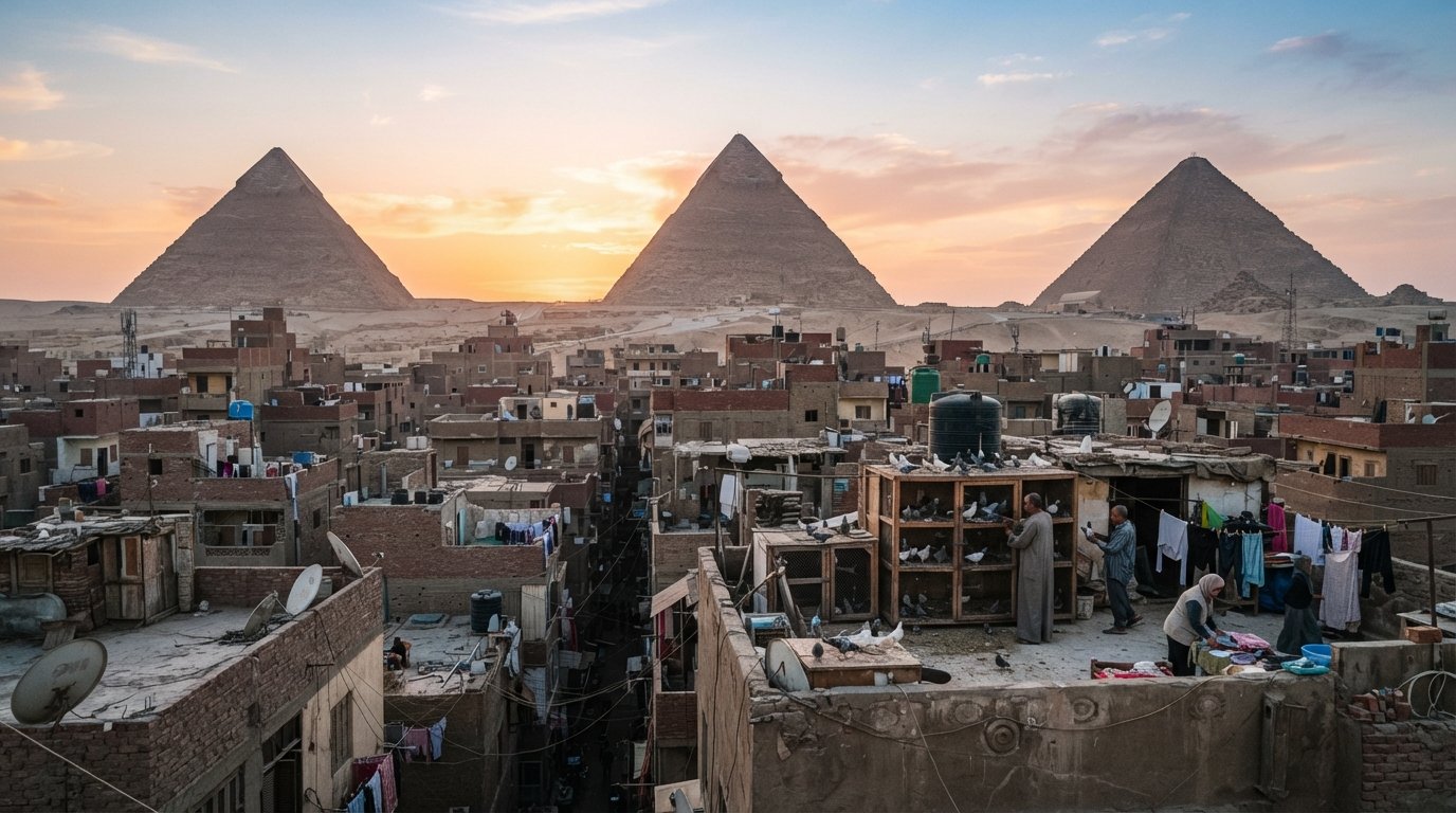 Giza, Cairo: the pyramids at your doorstep