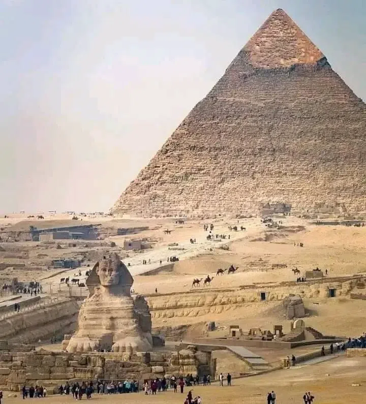 A Cairo Morning Beneath the Step Pyramid at Saqqara in October