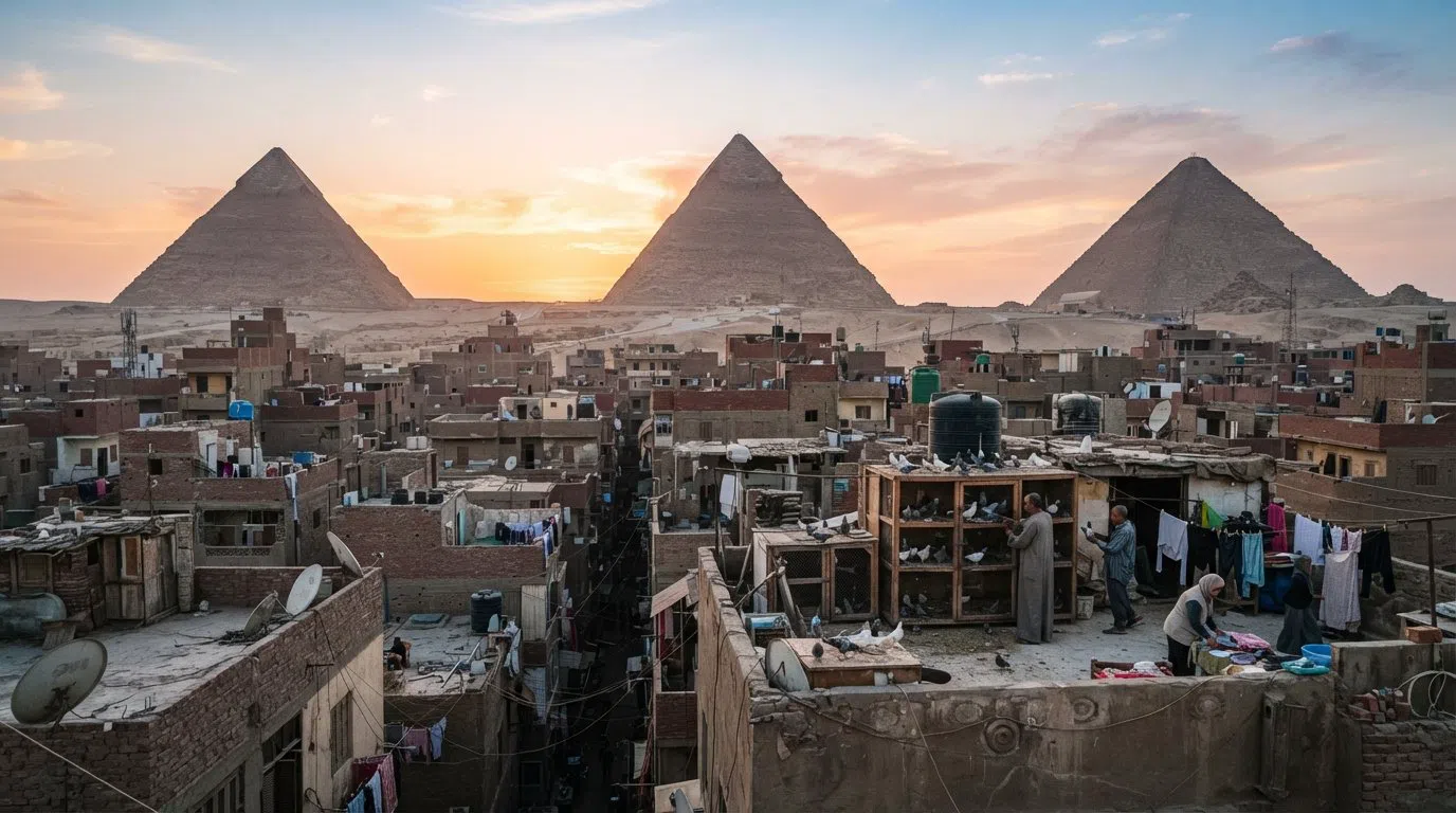 Giza, Cairo: the pyramids at your doorstep